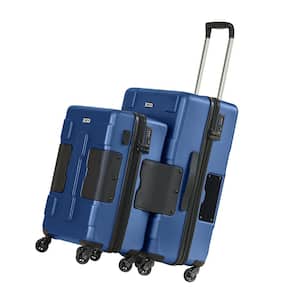 V3 Midnight Blue Connectable 2-Piece Hard Shell Luggage Set