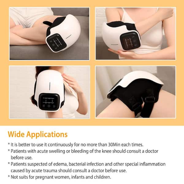 Aoibox Rechargeable Cordless Knee Massager with LED Screen