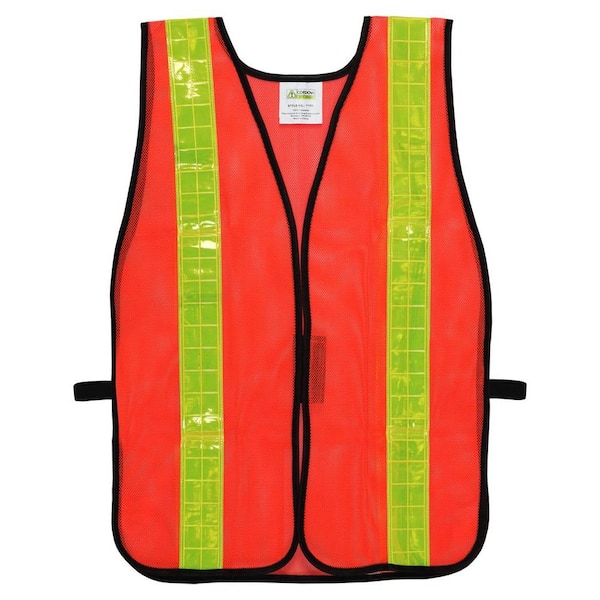 Cordova High Visibility Orange Mesh Safety Vest (One Size Fits All)