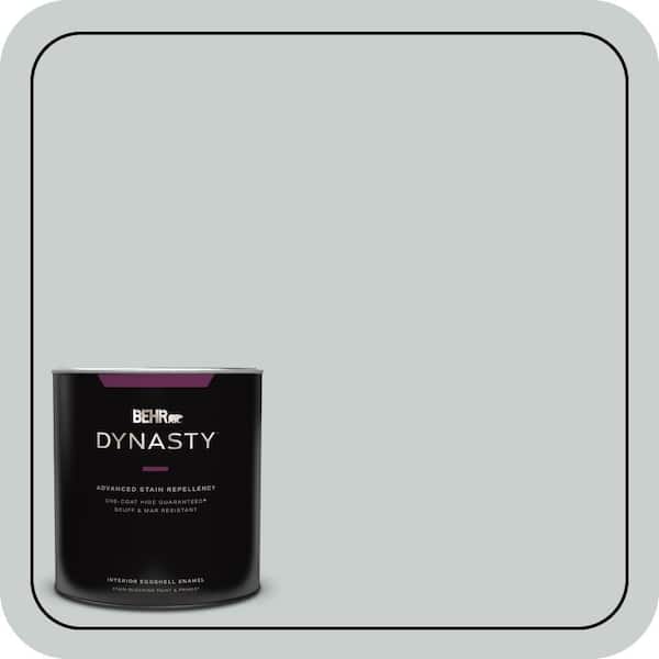 BEHR DYNASTY 1 qt. #PPF-17 Foggy Morn Eggshell Enamel Interior Stain-Blocking Paint & Primer