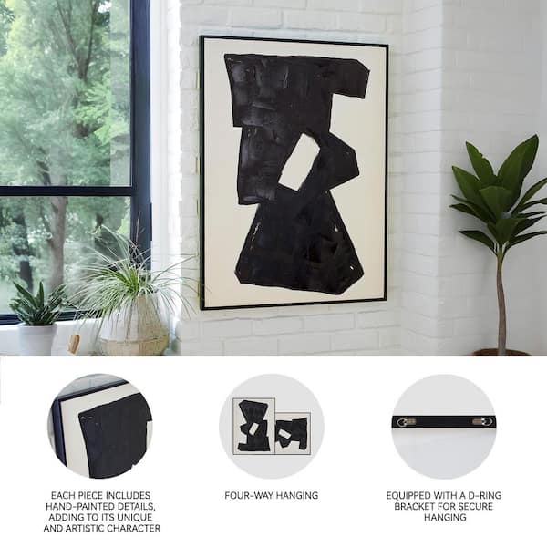 Signature DESIGN BY ASHLEY Garviery Framed Abstract Wall Art 40 in