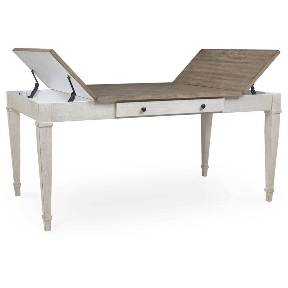 Skempton Farmhouse Rectangular Dining Table with Storage