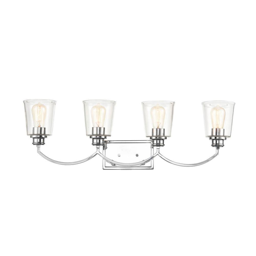Millennium Lighting 31 in. 4Light Chrome Vanity Light 3604CH The