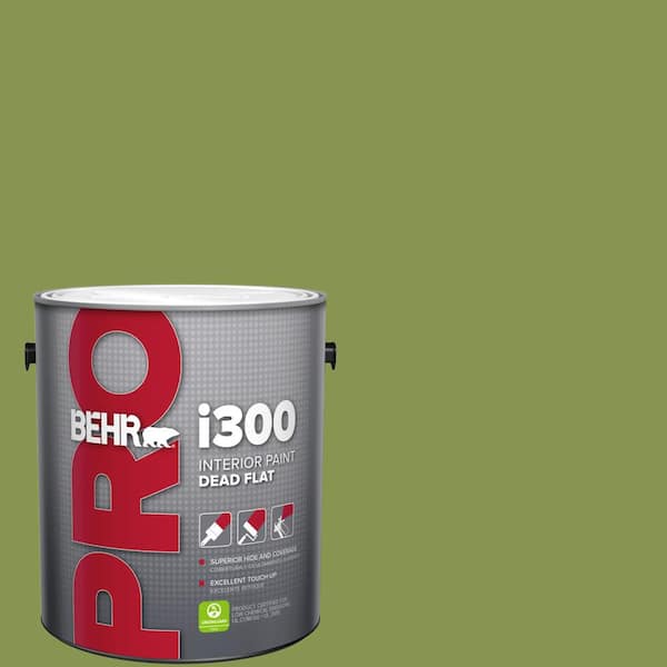 BEHR PRO 1 gal. #M350-6 Frog Dead Flat Interior Paint