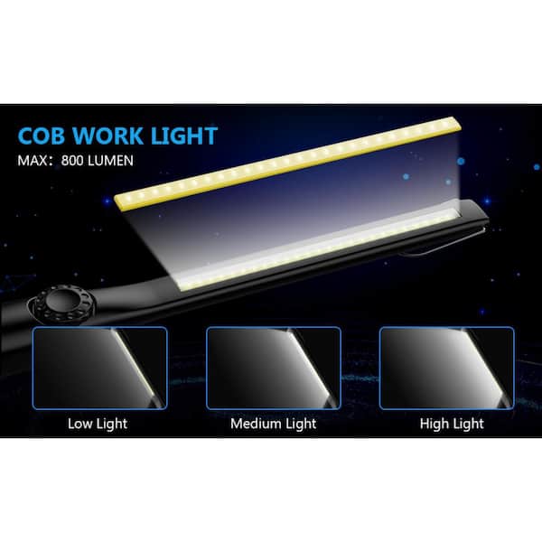 Vrbgify 3.7 Volt 800 Lumens LED Cordless Stand Up Battery Operated