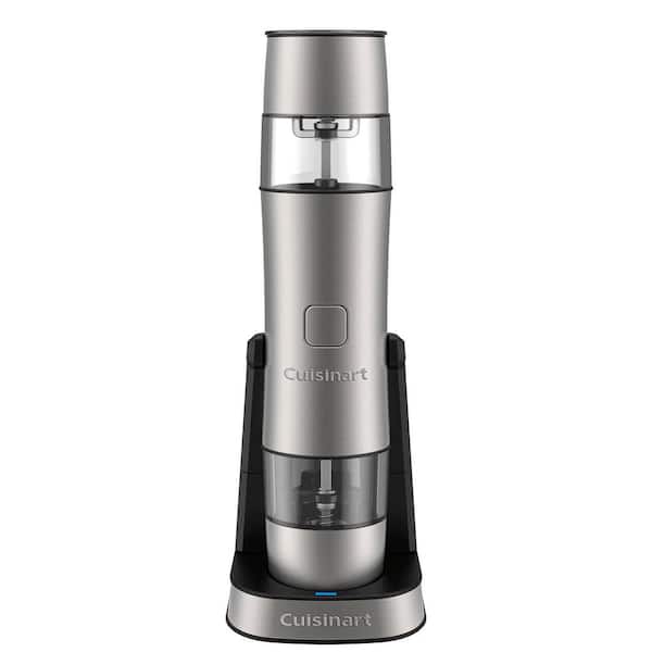 Electric Salt and Pepper Seasoning Mill, Stainless Steel Course