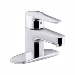 July Single Hole Single-Handle Low-Arc Water-Saving Bathroom Faucet in Polished Chrome