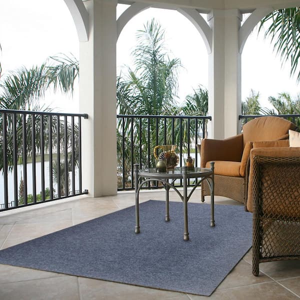 Marine Carpet 6 sq. ft. W x 20 oz. Polyester Boat Carpet Texture Rugs Water-Proof Blue Carpeting Full Roll Carpet