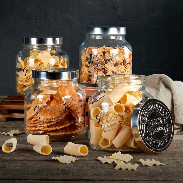 Mason Craft and More Round Glass Spice Jars, 8 pc - Kroger