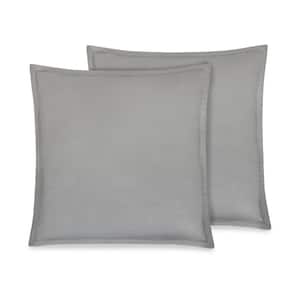 Euro Pillow Shams Set 2 Navy Blue 26" x 26" 300TC Supima Company Store square 