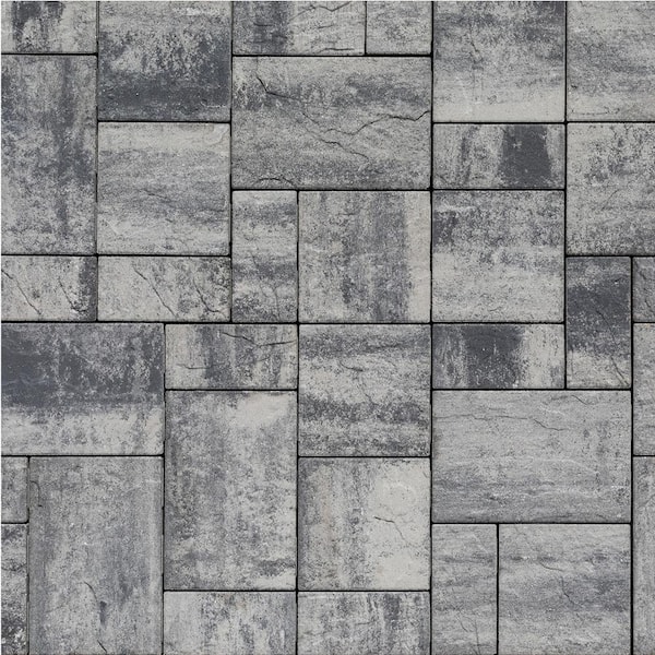 Tahoe 14.75in.x 9.875 in.x 2.375 in. Rectangle Cascade Face Mix Concrete Paver Pallet (114-pieces/70.5 sq. sf./Pallet)