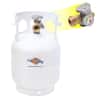 Flame King 5 lbs. Refillable Steel Propane Tank Cylinder with OPD Valve and Built-In Site Gauge YSN5LB-GAUGE