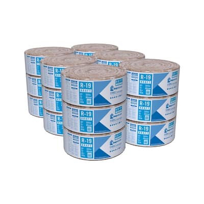 Roll R13 Fiberglass Insulation Insulation The Home Depot