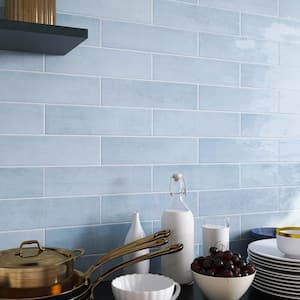 Cyra Acqua 2.95 in. x 11.81 in. Polished Ceramic Subway Wall Tile (10.76 sq. ft./Case)