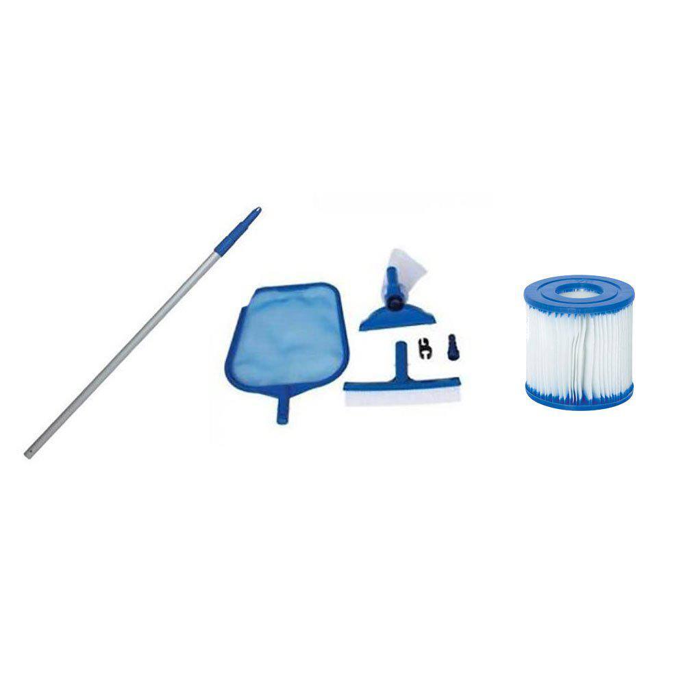 Intex Cleaning Maintenance Pool Kit with Vacuum Skimmer and Filter Type