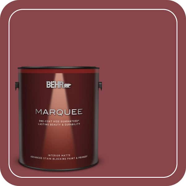 BEHR MARQUEE 1 gal. #PPU1-12 Bolero Matte Interior Paint & Primer