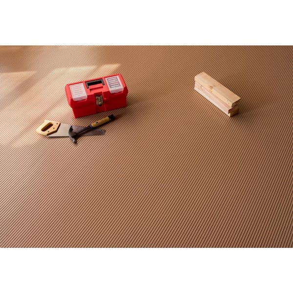 G-Floor Rib 7.5 ft x 17 ft Sandstone Vinyl Garage Flooring Cover and Protector G-Floor Rib 7.5 ft x 17 ft Sandstone Vinyl Garage Flooring Cover and Protector