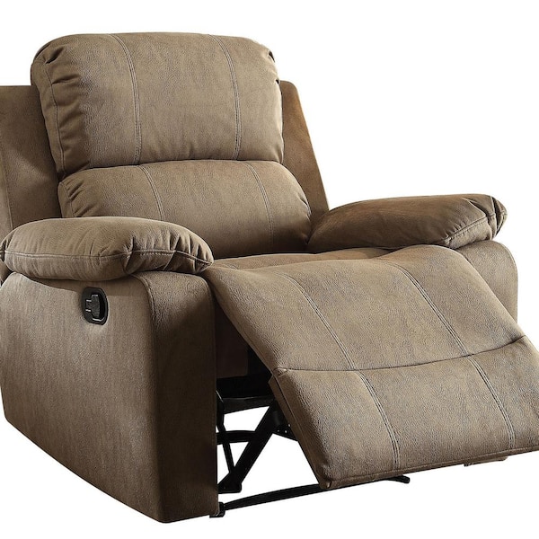 Venetian Worldwide Bina Brown Polished Microfiber Recliner
