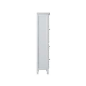 Ridgemore 20 in. W x 65 in. H x 14 in. D Bathroom Linen Storage Cabinet in White