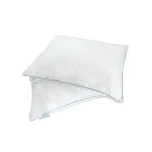 White Down Alternative Standard Pillows with Removable Cover (Set of 2)