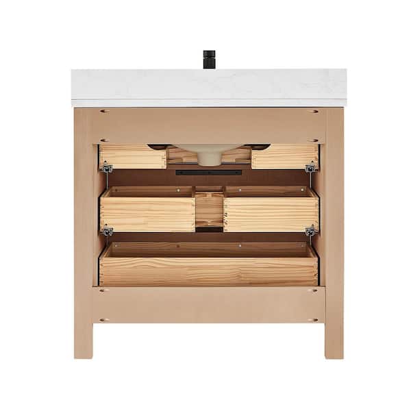 ROSWELL Shenzhen 36 in.W x 22 in.D x 33.9 in.D Single Bath Vanity