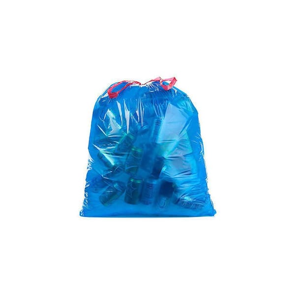 Hefty Recycling Trash Bags, Blue, 13 Gallon, 60 Count Blue 13 Gallon - 60  Count