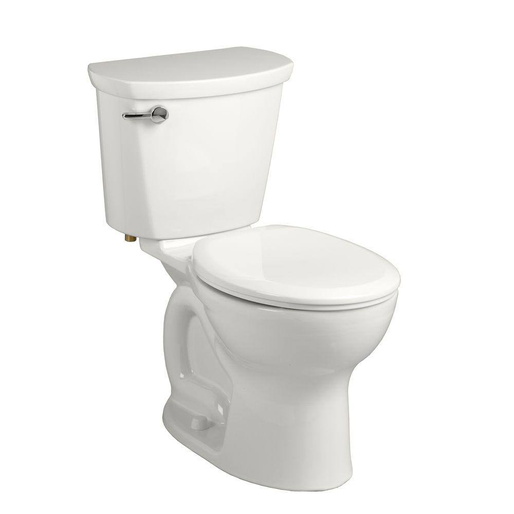 American Standard Cadet PRO Twopiece 1.28 GPF Single Flush Standard Height Round Toilet with 12