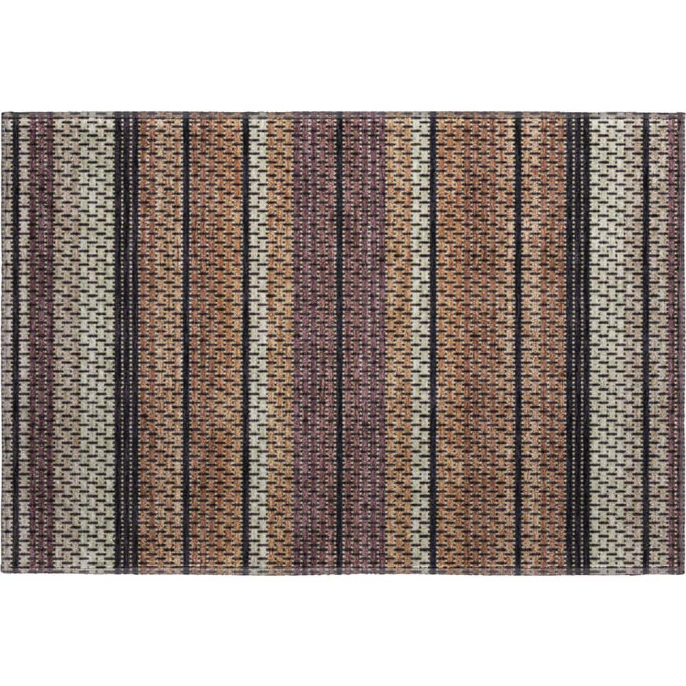 Mayfield Premium Machine Washable Abstract AMF2427 Paprika 2 ft. x 3 ft. Accent Rug price history on PriceWatchPro