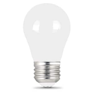40-Watt Equivalent A15 Frosted Glass E26 Base Appliance LED Light Bulb, Soft White 2700K