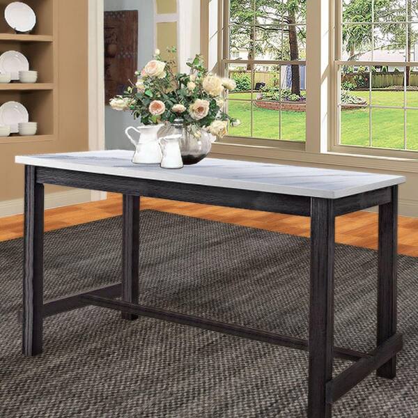 Acme Furniture Yelena 60 in. Rectangle Weathered Espresso