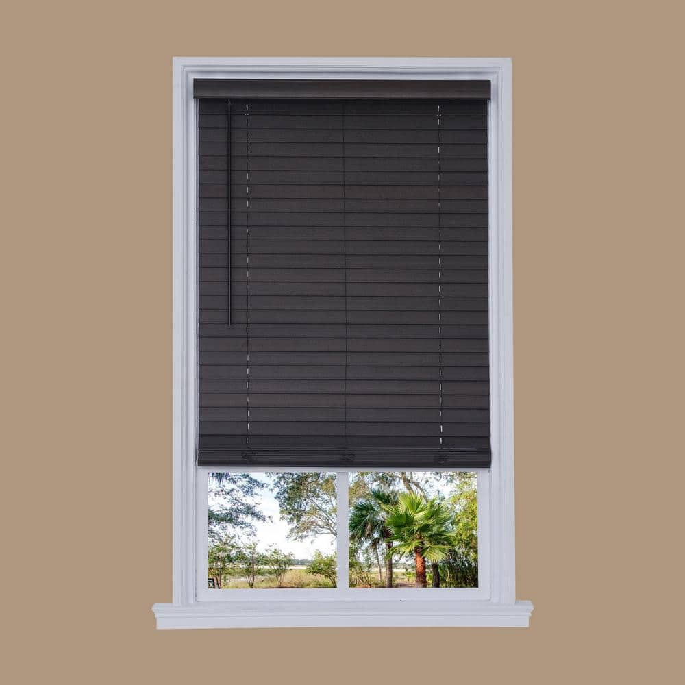 2in. Cordless Distressed Faux Wood Blinds -  allen + roth, DFWDD6072-59