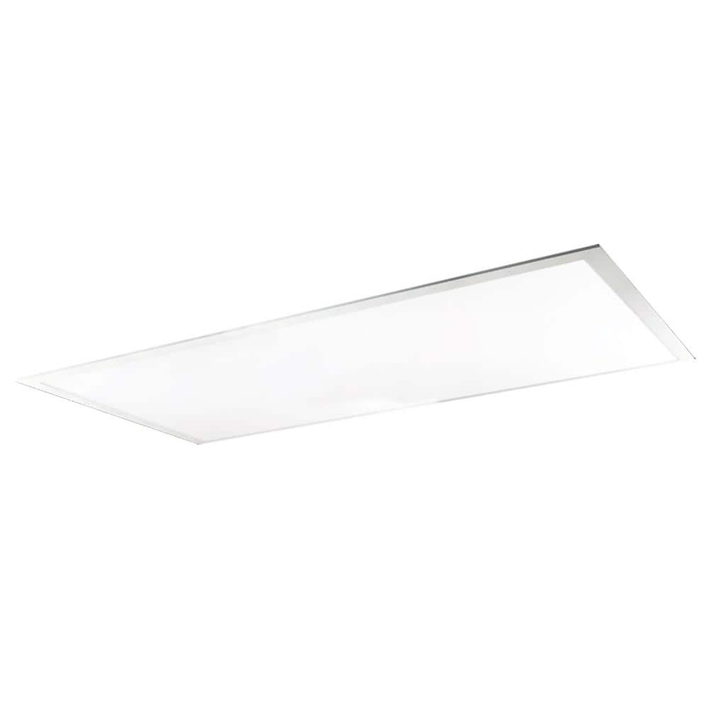 1 ft. x 4 ft. 64-Watt Equivalent Edge-Lit Flat Panel Integrated LED White Drop Ceiling Troffer Bright White 3500K 1-Pack price history on PriceWatchPro
