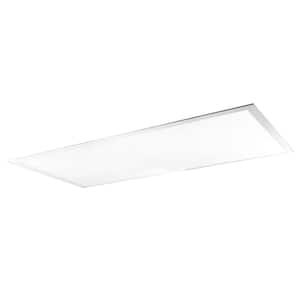 1 ft. x 4 ft. 64-Watt Equivalent Edge-Lit Flat Panel Integrated LED White Drop Ceiling Troffer Bright White 3500K 1-Pack