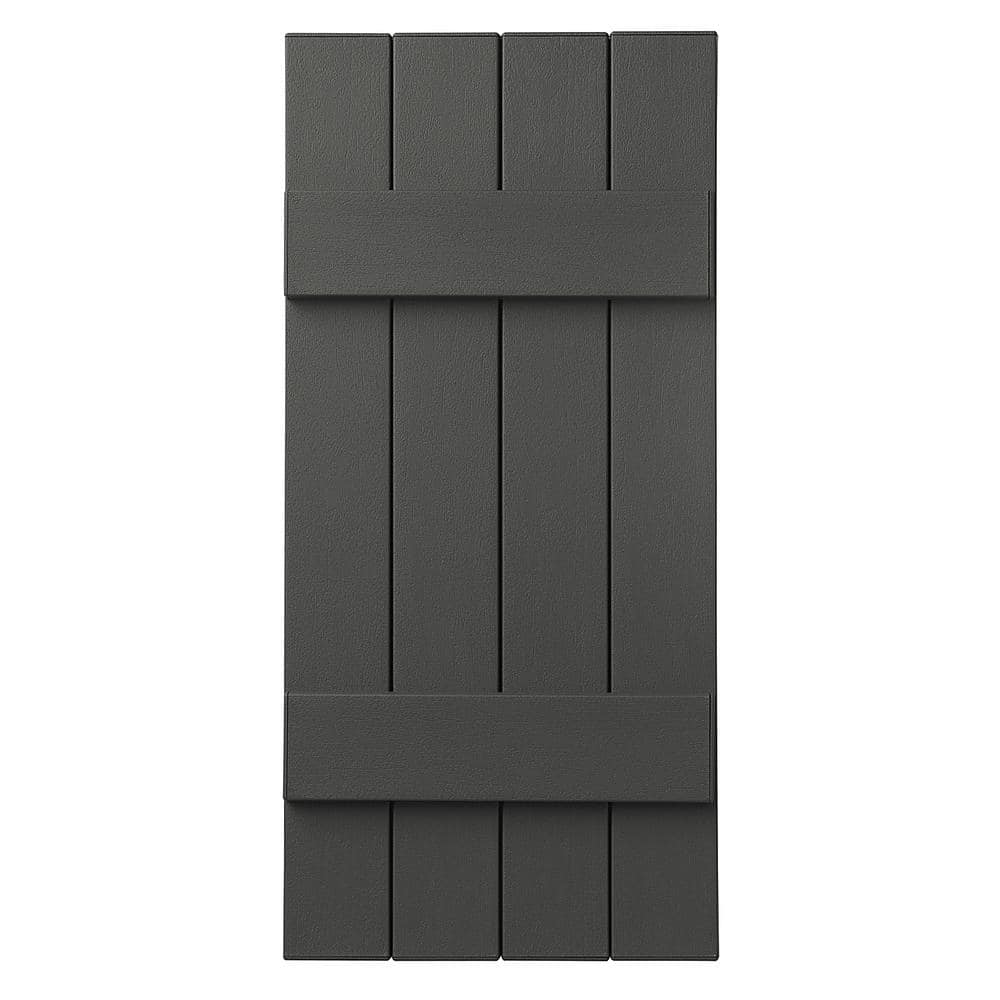 PlyGem Shutters and Accents Closed Board and Batten Shutter (Set of 2)