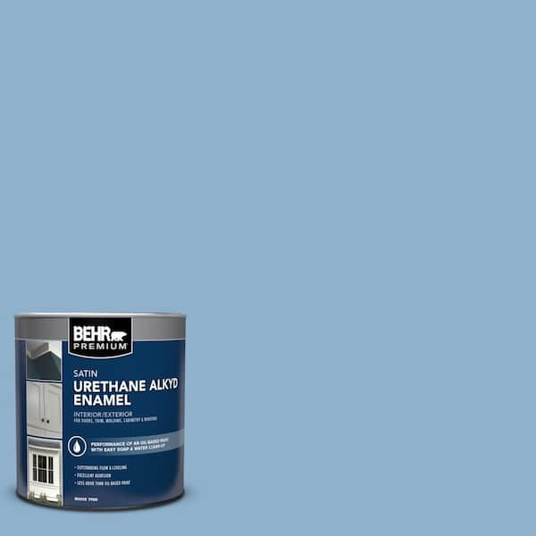 1 qt. #M510-3 Sailors Knot Satin Enamel Urethane Alkyd Interior/Exterior Paint