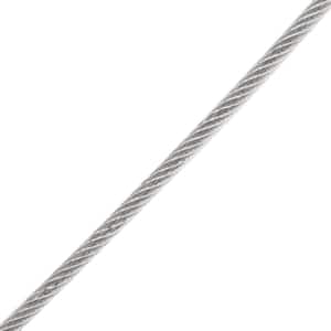 1/8 in. x 1 ft. Uncoated Stainless-Steel Wire Rope