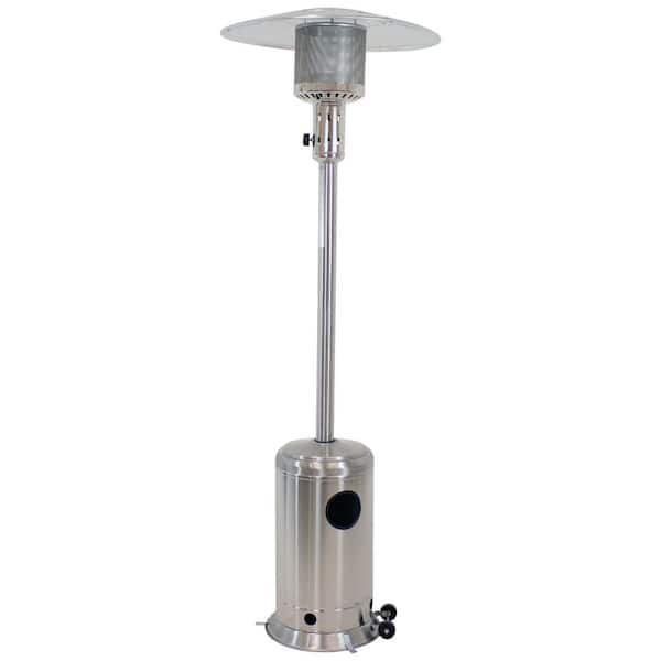 Sunnydaze Sunnydaze 47000 BTU Residential Stainless Steel Patio Heater with Cover