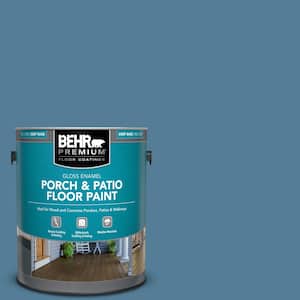 1 gal. #PFC-58 Alpine Sky Gloss Enamel Interior/Exterior Porch and Patio Floor Paint