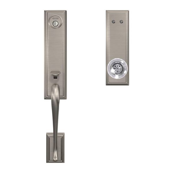 Schlage Addison Satin Nickel Single-Cylinder Deadbolt Keyed Entry