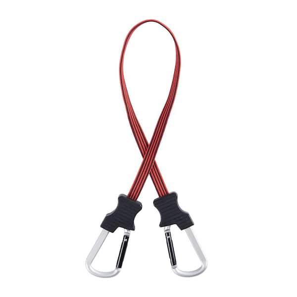 18mm High Strength Flat Adjustable Bungee Cord with Carabiner Hook - China  Bungee Cord and Jumping Cord price