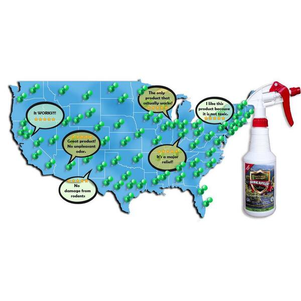 Buy 128 oz. AllNatural Peppermint Animal Repellent Refill Online at