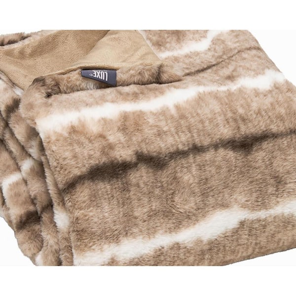 Faux Fur Woven Pants in Beige – SVRN