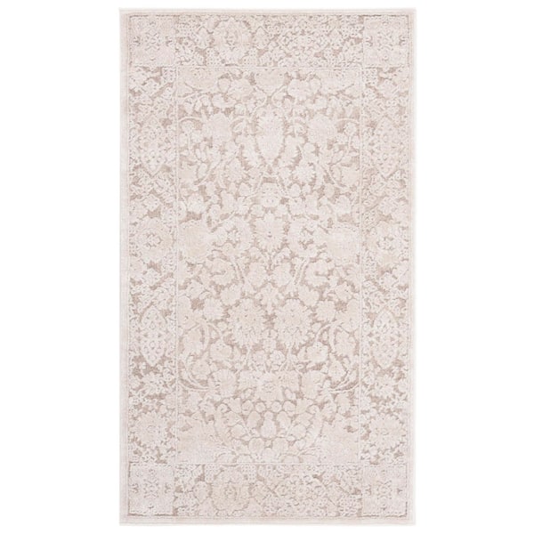 Reflection 2 x 3 Beige/Cream Persian Area Rug