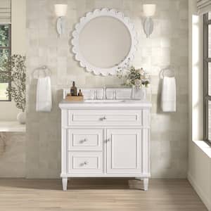 Lorelai 35.88 in. W x 23.5 in. D x 32.88 in. H Bath Vanity Cabinet Without Top in Bright White