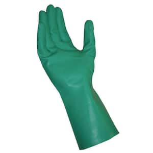 X-Large Green 11 mil Reusable Nitrile Glove