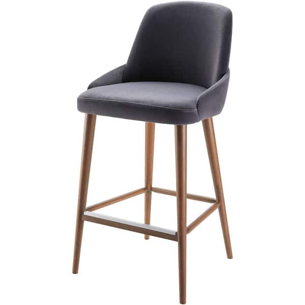 Livabliss Pablo 46 in. H Black Low Back Wood 1 Set of Included
