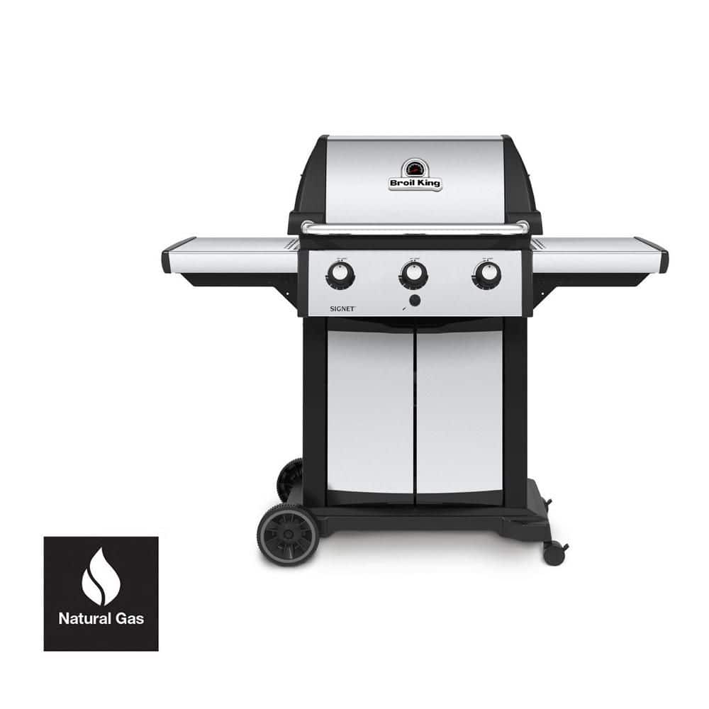 Signet 320 3-Burner Natural Gas Grill in Stainless Steel