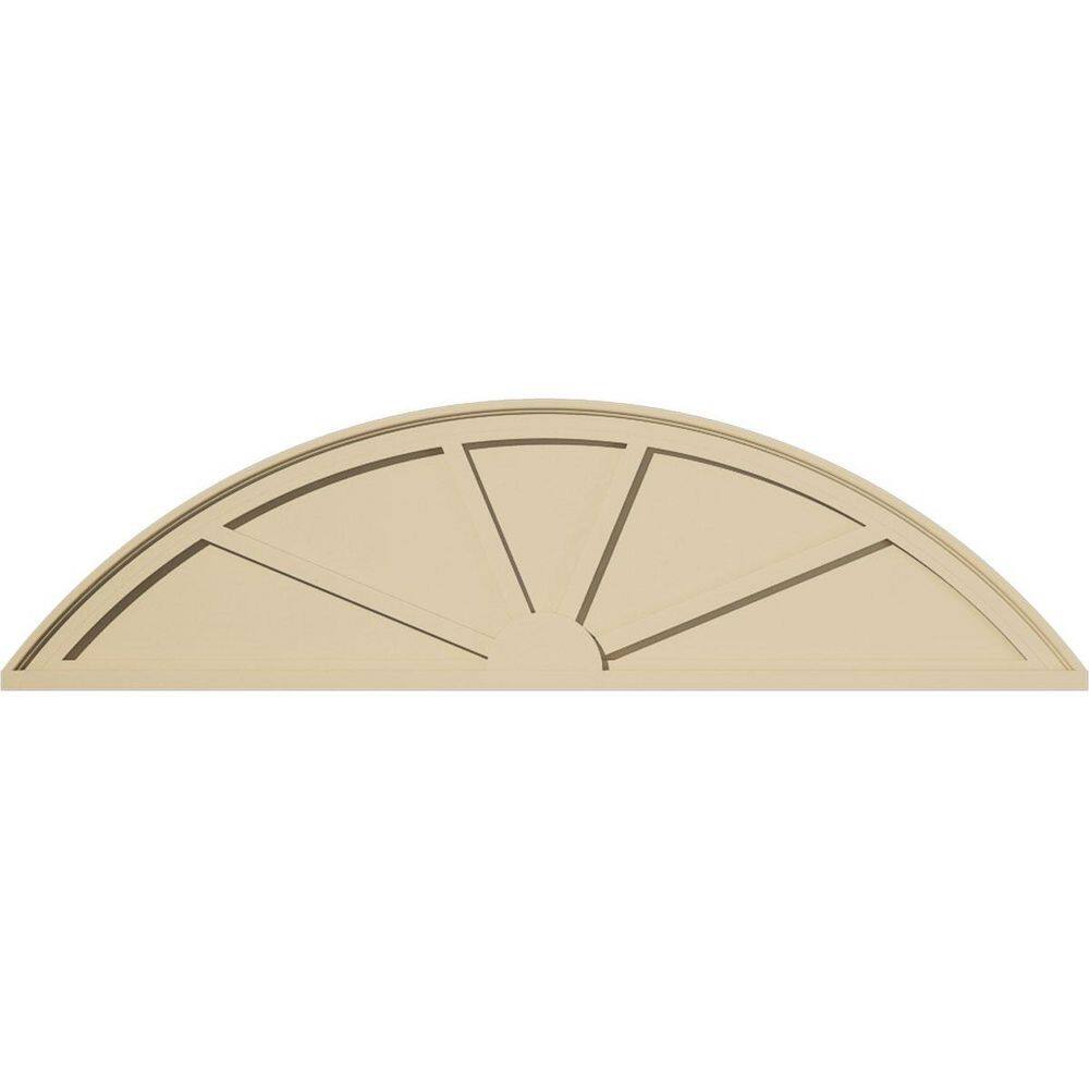 56-in W x 15-in H x 2-in P Segment Arch 4-SpokeSignature Urethane Pediment, Primed Tan price history on PriceWatchPro