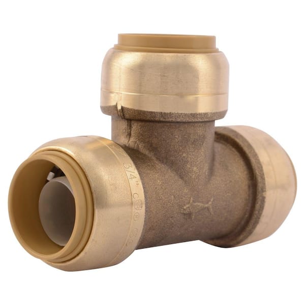 SharkBite 3/4 in. Push-to-Connect Brass Tee Fitting