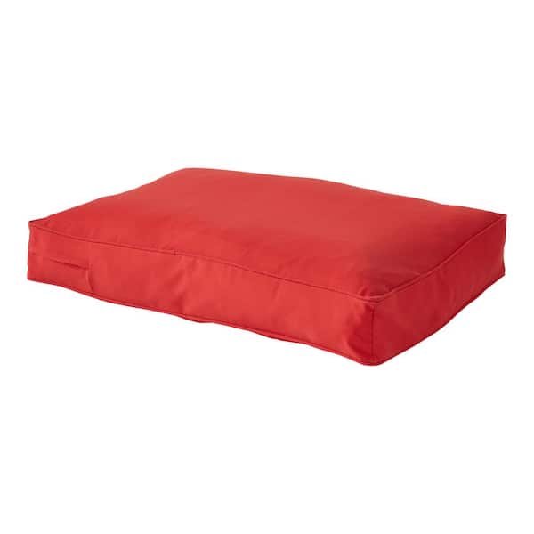 Happy Hounds Casey Rectangle Indoor/Outdoor Salsa Dog Bed